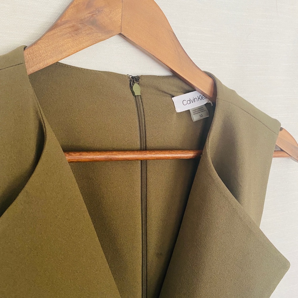 Calvin Klein 'Ugh' Military dress